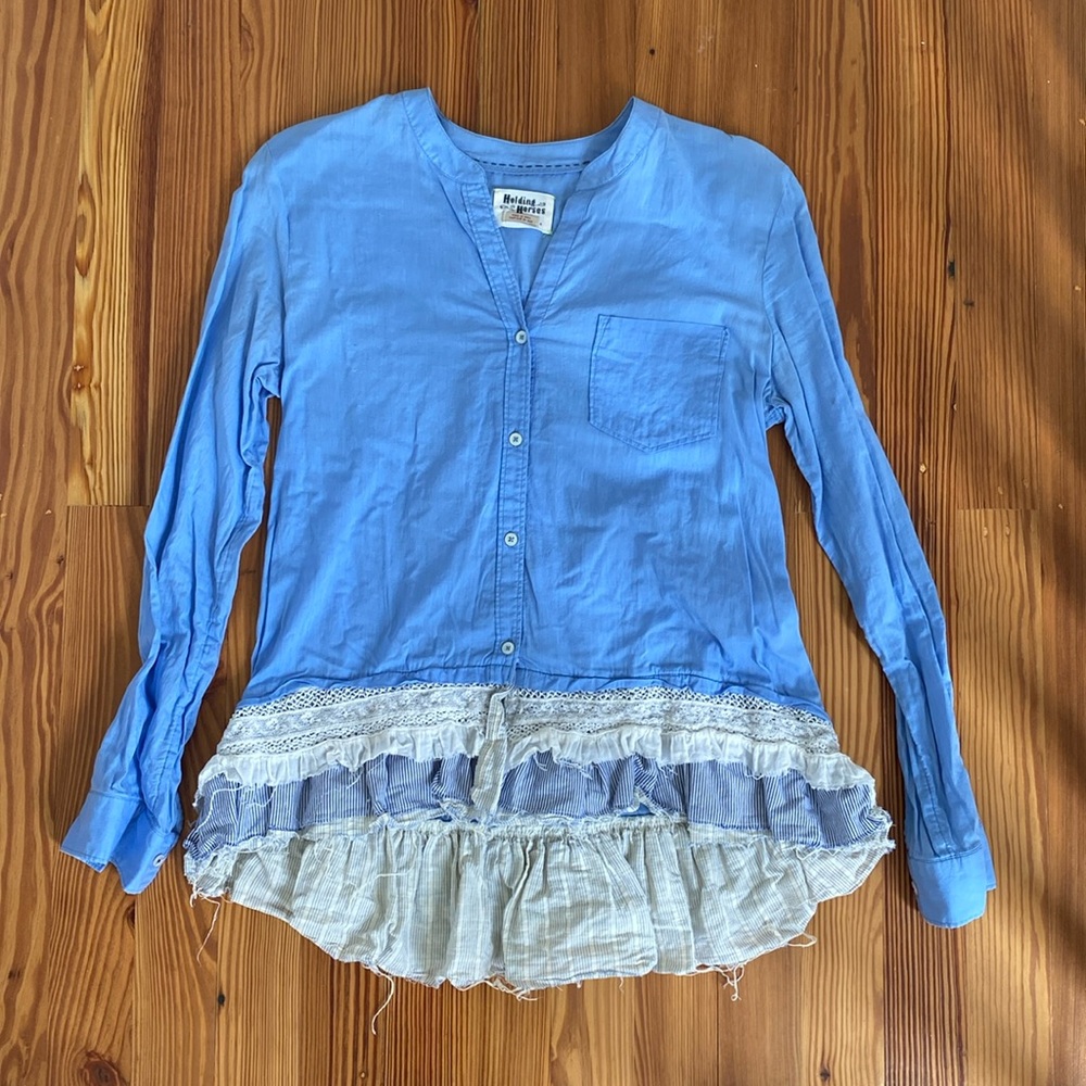 Anthropologie Holding Horses shirt